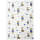 Transparentpapier Teddy silber/blau, 5 Blatt, 23x33 cm