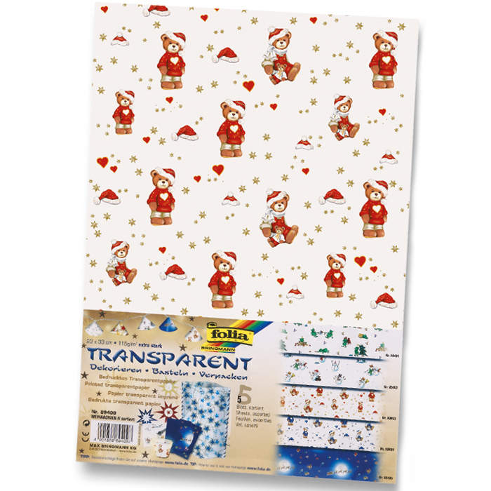 Transparentpapier Weihnachtsmotive 2025 Ginnie Nathalia
