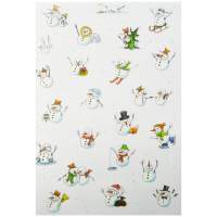 Transparentpapier Weihnachten, 5 verschiedene Motive