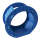 Rundlaternen Rohlinge blau, Ø 22 cm, 5 Stück aus Wellpappe