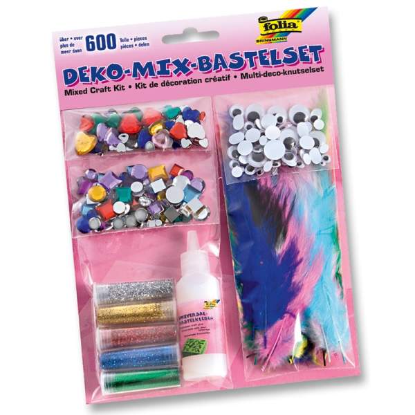 Deko-Mix-Bastelset, über 600 Teile