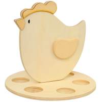 Bastelset Eiernest großes Huhn für 6...