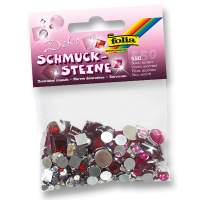 Schmucksteine Sweetheart, rot/rosa, eckig/rund, 550...
