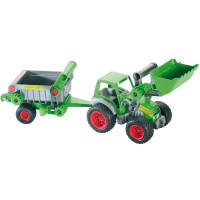 Traktor mit Frontschaufel und Anhänger für die...