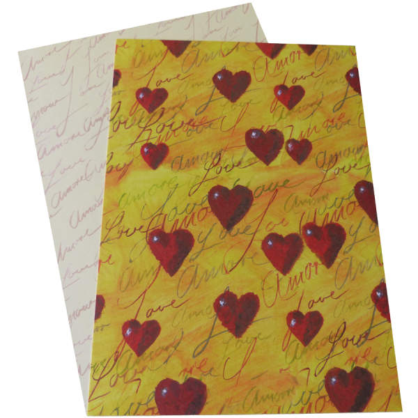 VarioKarton love, 300g/qm, Din A 4, 8 Blatt Fotokarton