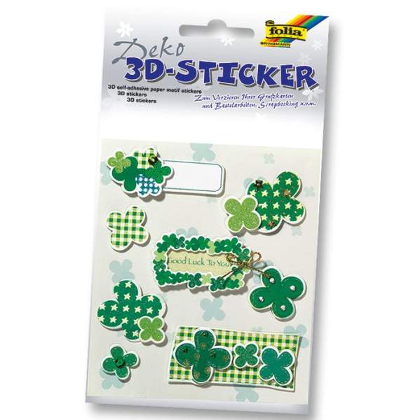 3D Sticker, Ganzjahres Set 10