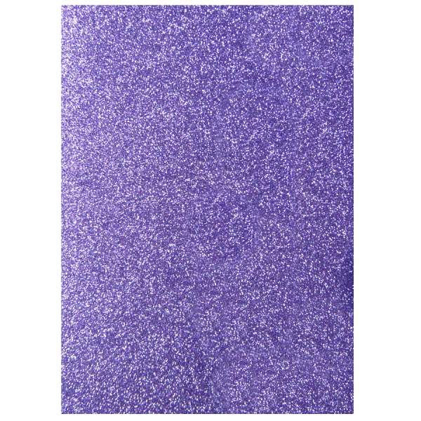 Moosgummi flieder Glitzer selbstklebend 5 Bögen, 20x29 cm