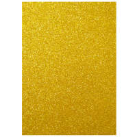 Moosgummi gold Glitzer selbstklebend 5 Bögen, 20x29 cm