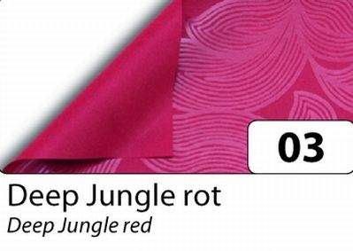 Desingnpapier Premium, Deep Jungle rot, 50x70 cm, 1 Bogen