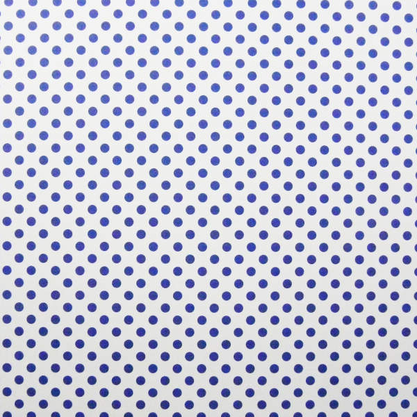 Fotokarton weiß mit blauen Punkten 50x70 cm, 10 Bogen