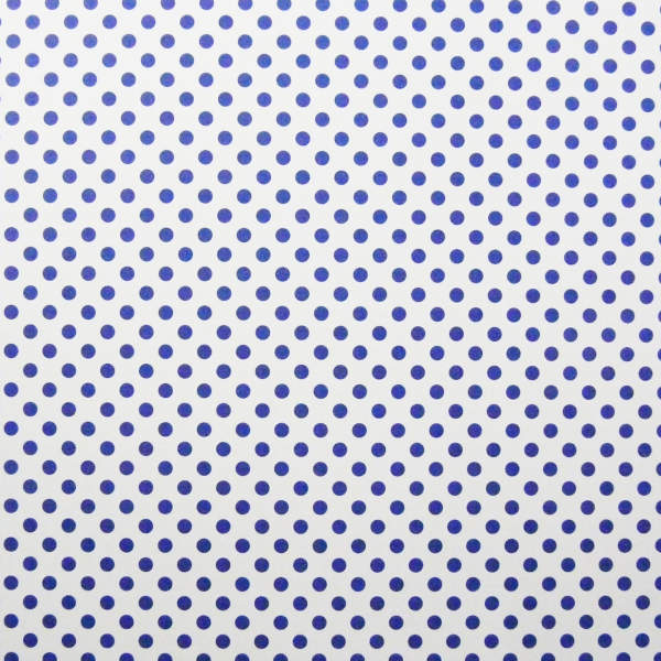 Fotokarton weiß mit blauen Punkten 50x70 cm, 10 Bogen