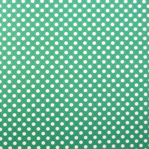 Fotokarton grün mit weißen Punkten 50x70 cm, 10 Bogen