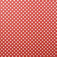 Fotokarton rot mit weißen Punkten 50x70 cm, 10 Bogen