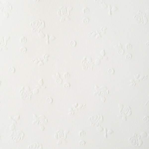 Prägekarton Rosen, perlweiß, 50x70 cm, 5 Bogen