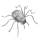 Spinne silber, ca. 6 cm groß