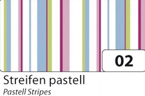 Motivkarton Pastellstreifen, 50x70 cm, 10 Bogen