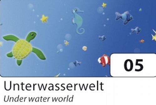 Motivkarton, Unterwasserwelt, 50x70 cm, 10 Bogen