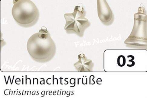 Motivkarton, Weihnachtsgrüße, 50x70 cm, 10 Bogen