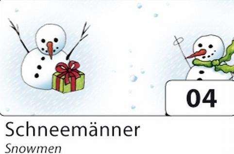 Motivkarton, Schneemänner, 50x70 cm, 10 Bogen