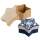 Pappboxen braun Stern, 10 Boxen in Sternform
