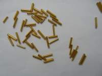 Stiftperlen gold, 30 g, ca. 10-12 mm lang