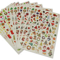 Sticker Weihnachten 1000 Stück, 10 Blatt A4...
