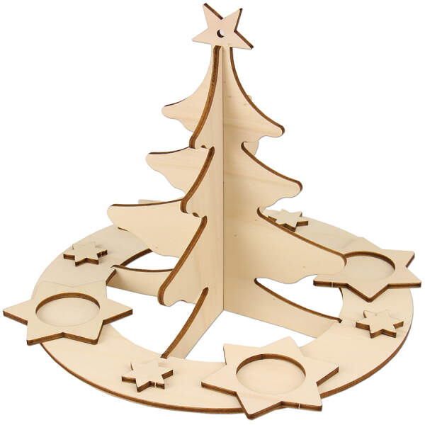 Bastelsatz Adventskranz mit Stecktanne