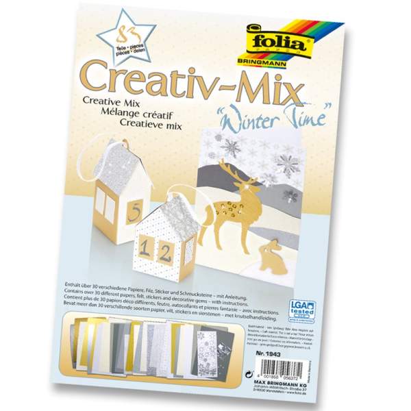 Bastelset Creativ Mix Winter 83 Teile Weihnachten