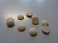 Platinen aus Holz 10 Stück Ø 12 mm...