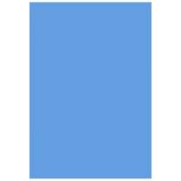 Moosgummi blau 5 Bögen himmelblau 29x40 cm