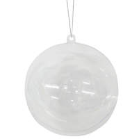 Kunststoffkugel transparent zerlegbar 16 cm 1 Stück...