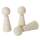 Kegelfiguren 3er Pack, aus Buchenholz, 2x6 cm Figurenkegel