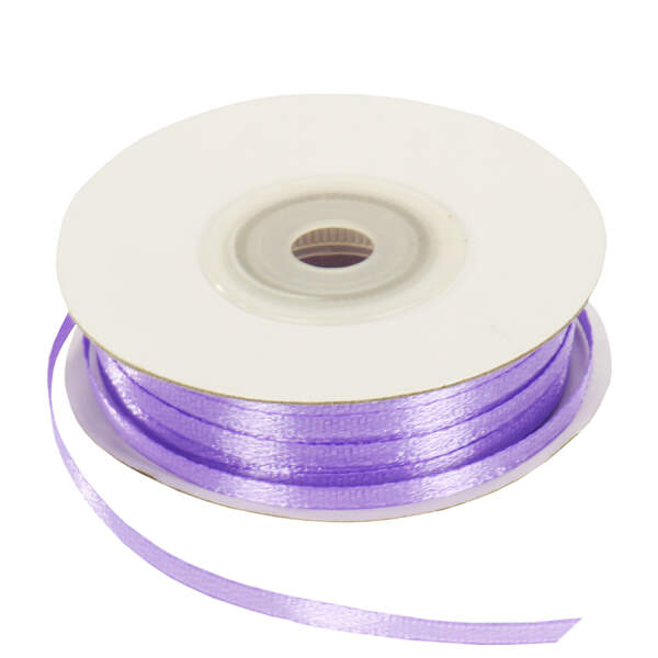 Satinband flieder, lavendel Rolle 3mm breit, 50m lang