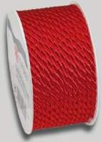 Kordel rot gedreht Rolle 5mm breit, 3m lang