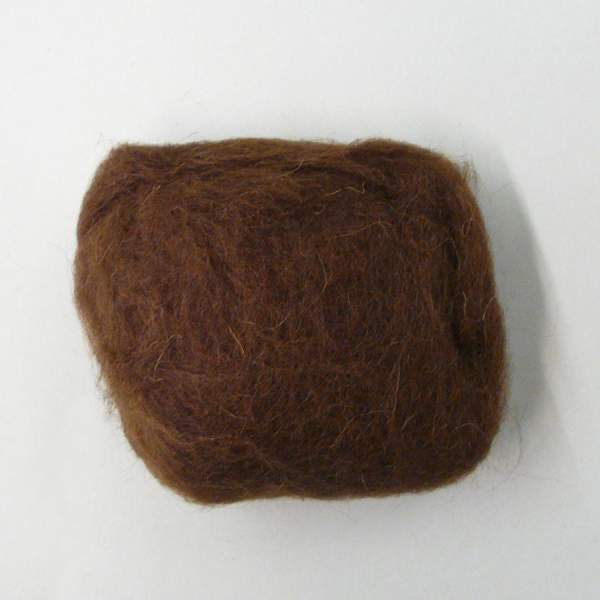 Schafwolle braun, 30g