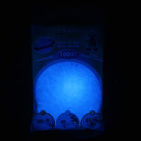 Bügelperlen nachtleuchtend blau, midi, Packung mit 1000 Stück