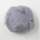 Schafwolle grau, 30g Filzwolle