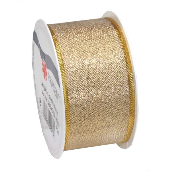 Dekoband gold, Rolle 4cm breit, 2m lang