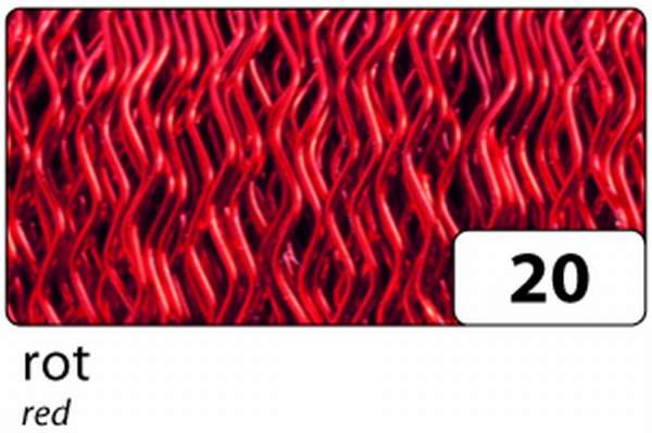 Bouillondraht Ø 0,3 mm x 60 m, rot