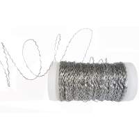 Bouillondraht Ø 0,3 mm x 60 m, silber