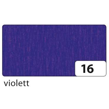 Krepppapier violett, 50 cm x 2,5 m, 1 Rolle