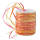 Bast multi pink,rot,orange,creme,gelb, 10m Spule, Multibast