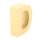Papp Buchstabe D 17,5 x 5,5 cm Pappmache Dekobuchstabe