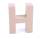 Papp Buchstabe H 17,5 x 5,5 cm Pappmache Dekobuchstabe
