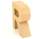 Papp Buchstabe R 17,5 x 5,5 cm Pappmache Dekobuchstabe