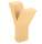 Papp Buchstabe Y 17,5 x 5,5 cm Pappmache Dekobuchstabe