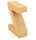 Papp Buchstabe Z 17,5 x 5,5 cm Pappmache Dekobuchstabe