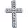 Streuteile Kreuz, 10 Stück silber ca. 3 cm
