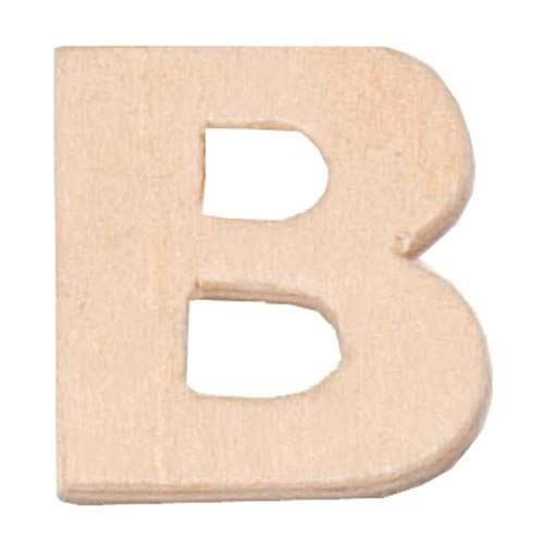 Buchstabe B aus Sperrholz, 6cm groß Großbuchstabe