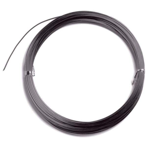 Aludraht schwarz ø 1 mm 5 m